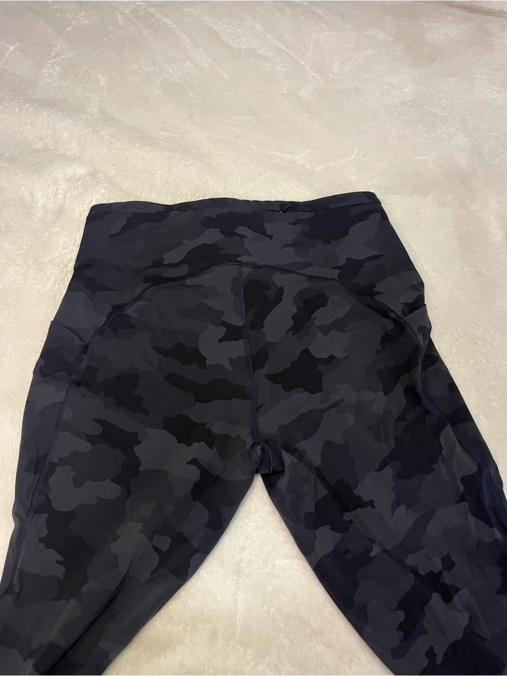 Black Camo Lululemon Leggings - Picture 2 of 5